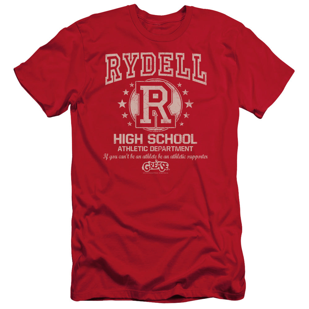 Grease - Rydell High - Short Sleeve Adult 30/1 - Red T-shirt
