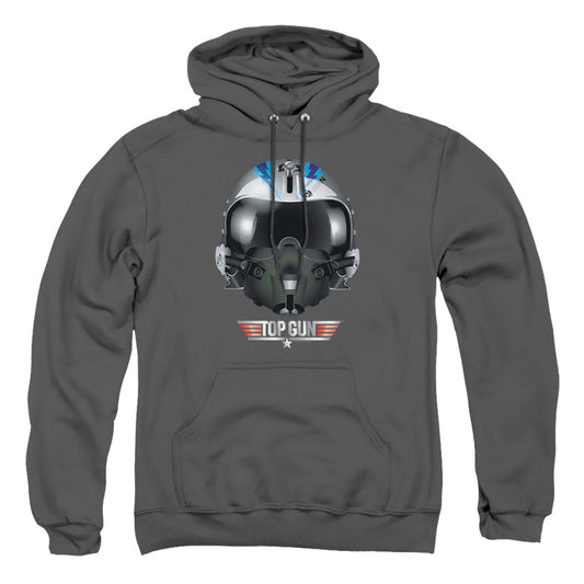 Top Gun - Iceman Helmet - Adult Pull-over Hoodie - Charcoal