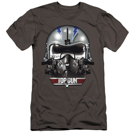 Top Gun - Iceman Helmet-premuim Canvas Adult Slim Fit 30/1 - Charcoal