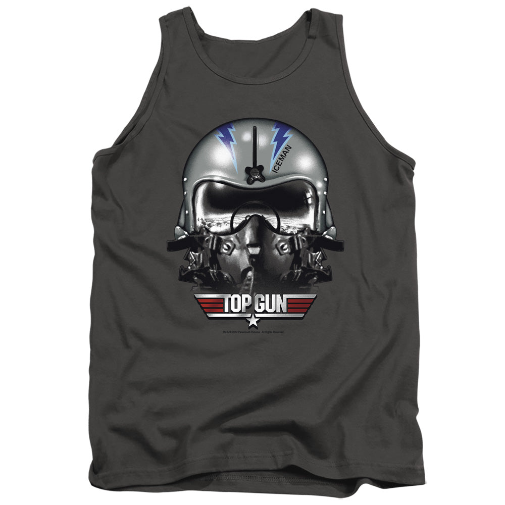 Top Gun Iceman Helmet - Adult Tank - Charcoal