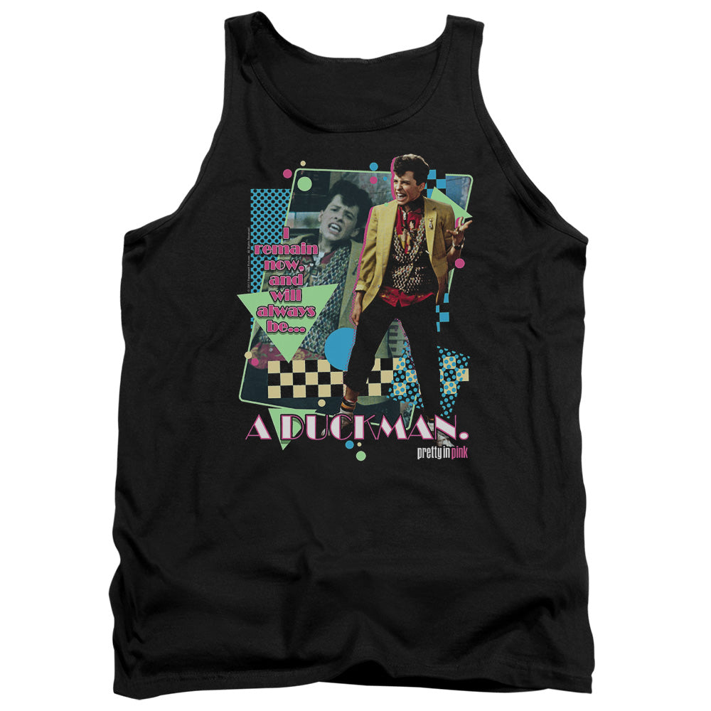 Pretty In Pink - A Duckman - Adult Tank - Black