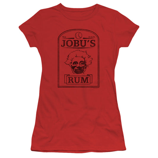 Major League - Jobus Rum - Short Sleeve Junior Sheer - Red T-shirt