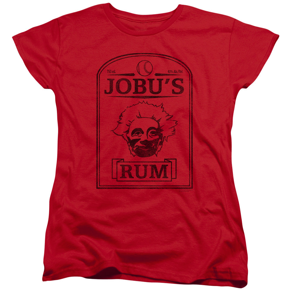 Major League - Jobus Rum - Short Sleeve Womens Tee - Red T-shirt