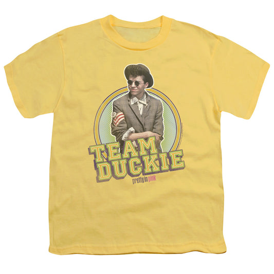 PRETTY IN PINK TEAM DUCKIE - S/S YOUTH 18/1 - BANANA T-Shirt