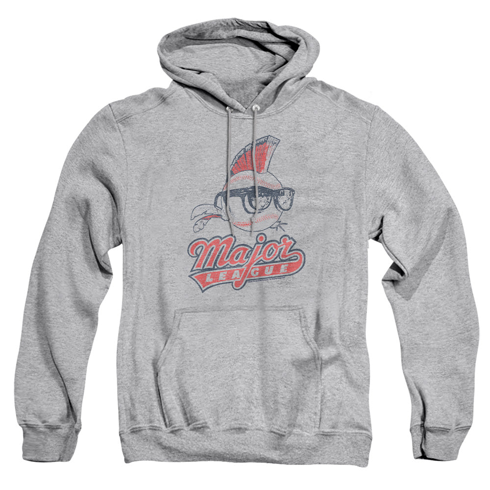 Major League - Vintage Logo - Adult Pull-over Hoodie - Athletic Heather