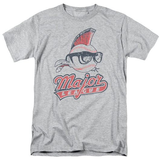 Major League - Vintage Logo - Short Sleeve Adult 18/1 - Athletic Heather T-shirt