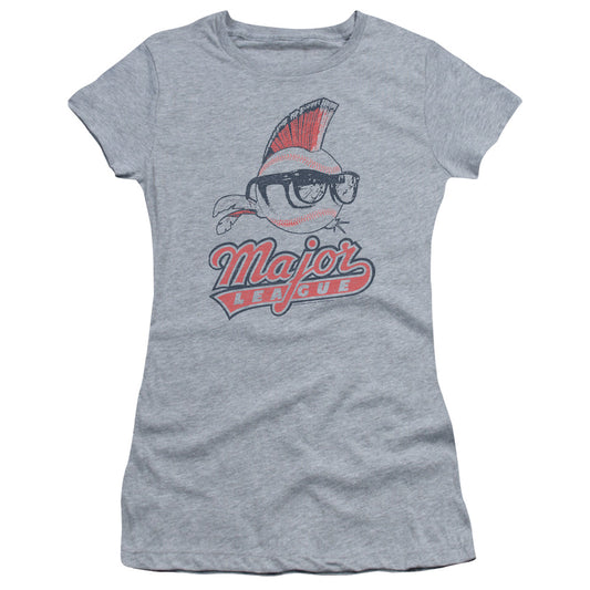 Major League - Vintage Logo - Short Sleeve Junior Sheer - Athletic Heather T-shirt