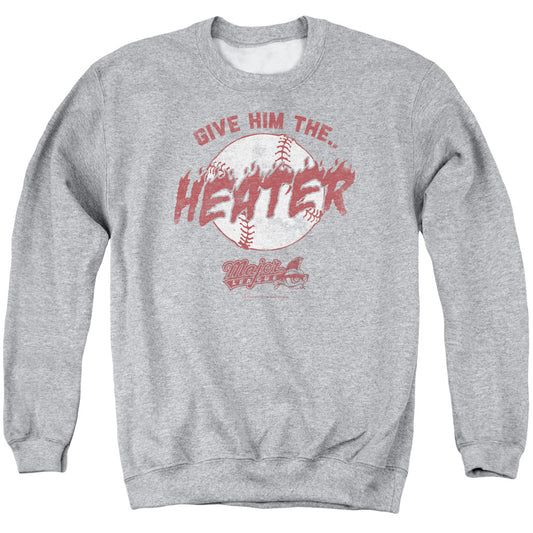 Major League - The Heater - Adult Crewneck Sweatshirt - Athletic Heather