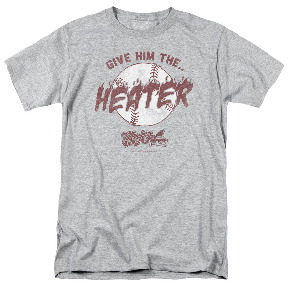 Major League - The Heater - Short Sleeve Adult 18/1 - Athletic Heather T-shirt