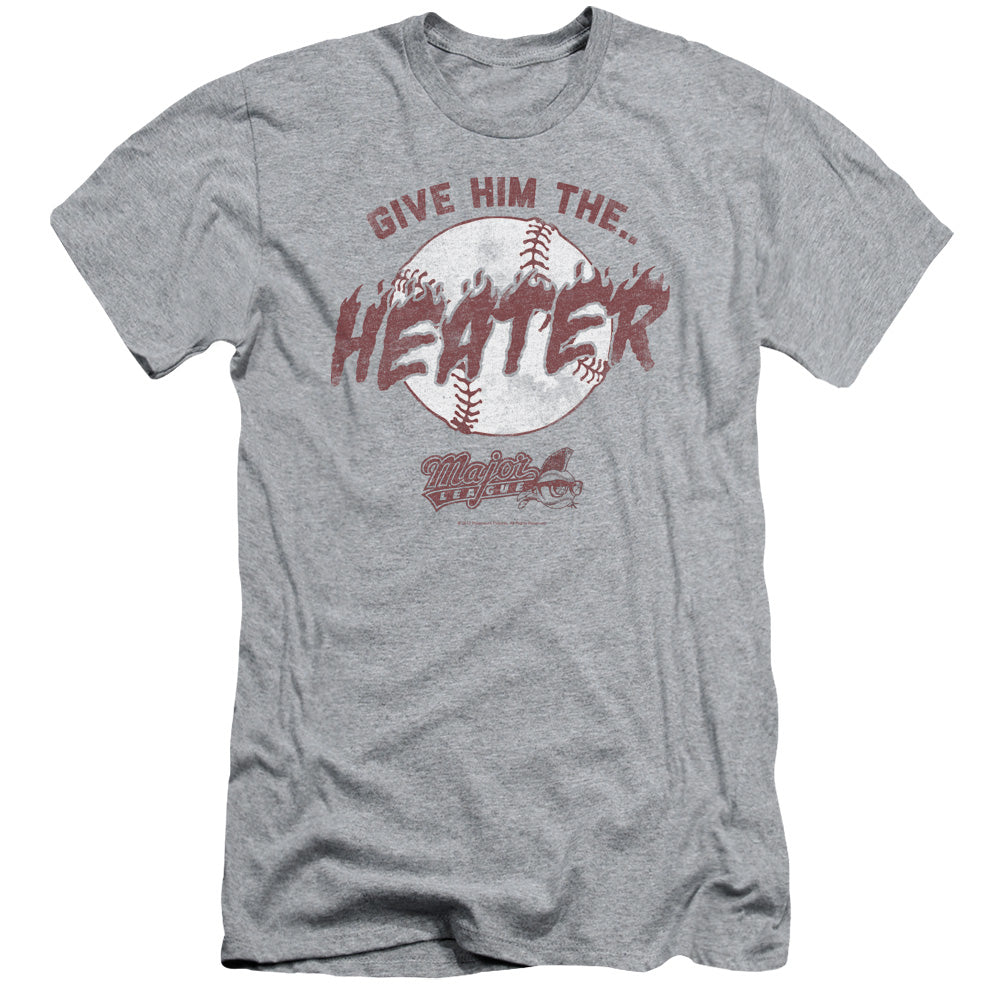 Major League - The Heater - Short Sleeve Adult 30/1 - Athletic Heather T-shirt