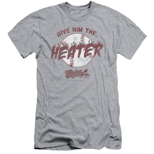 Major League - The Heater - Short Sleeve Adult 30/1 - Athletic Heather T-shirt