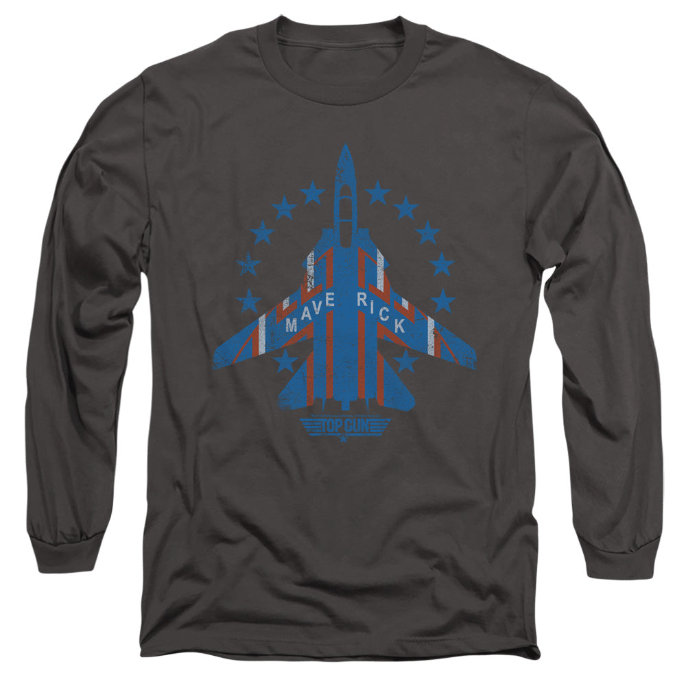 TOP GUN MAVERICK - L/S ADULT 18/1 - CHARCOAL T-Shirt