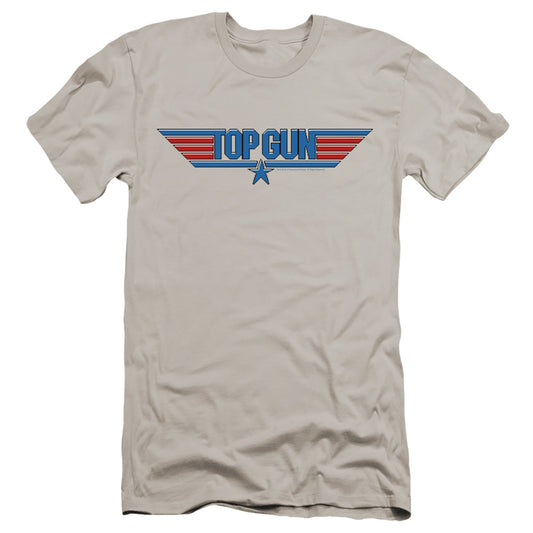 Top Gun 8 Bit Logo-premuim Canvas Adult Slim