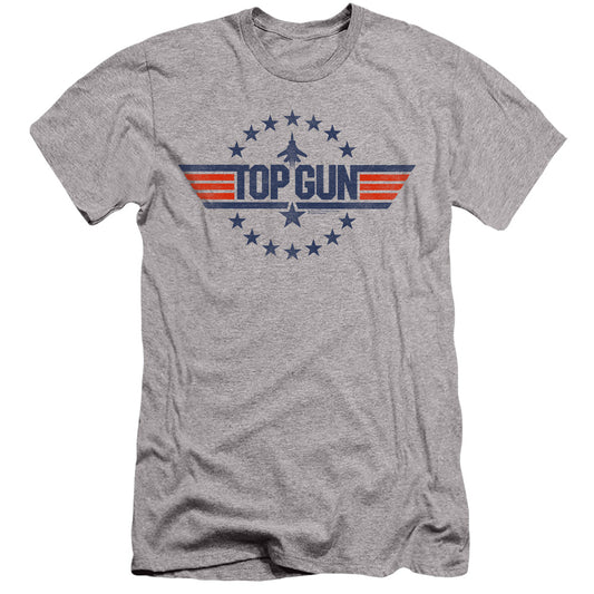 Top Gun - Star Logo - Short Sleeve Adult 30/1 - Athletic Heather T-shirt