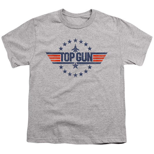 Top Gun - Star Logo - Short Sleeve Youth 18/1 - Athletic Heather T-shirt