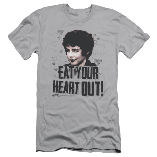 Grease - Eat Your Heart Out - Short Sleeve Adult 30/1 - Silver T-shirt