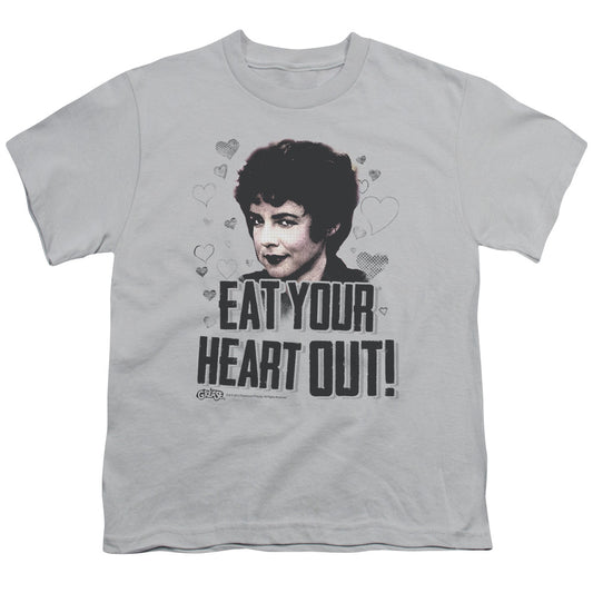 GREASE EAT YOUR HEART OUT - S/S YOUTH 18/1 - SILVER T-Shirt