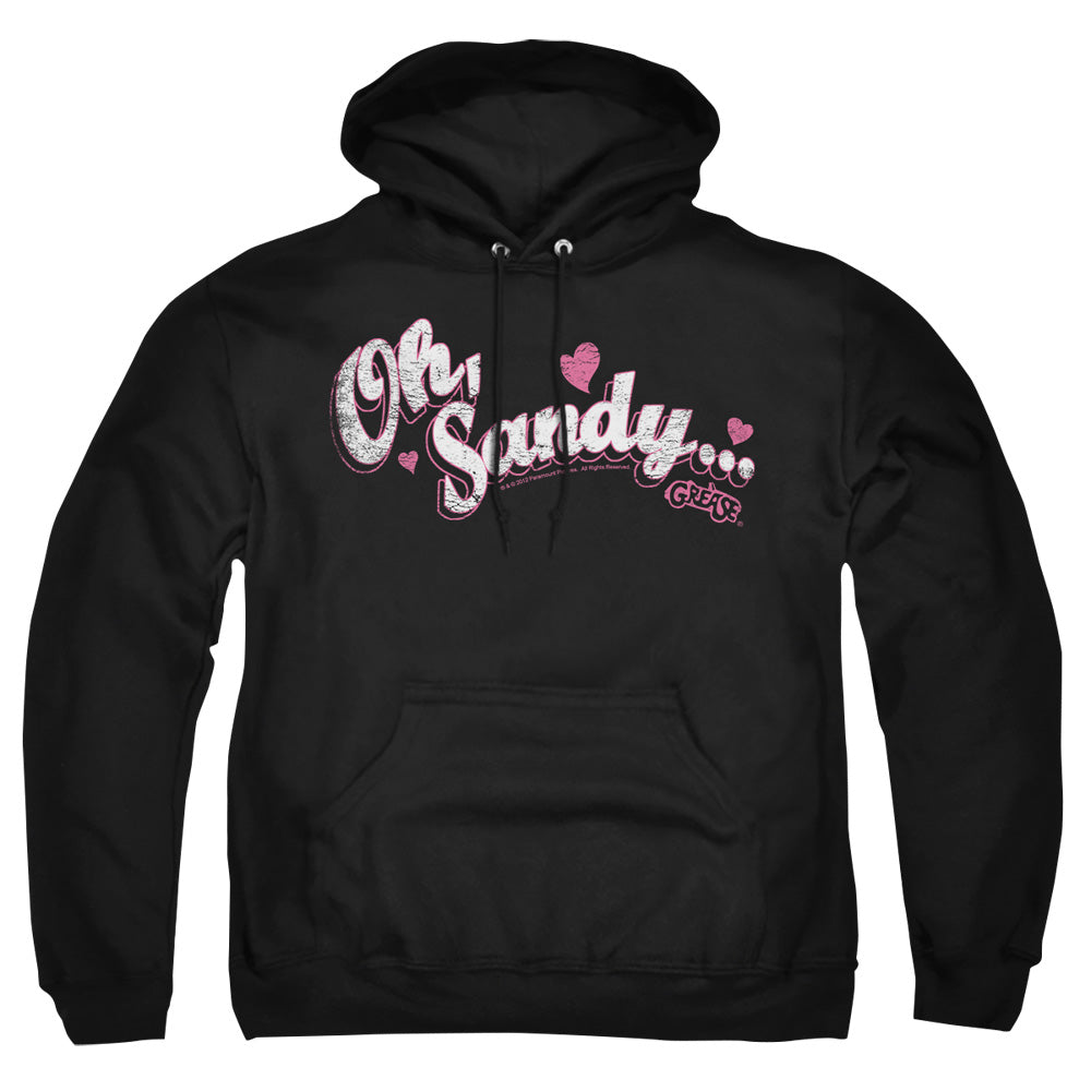 Grease - Oh Sandy - Adult Pull-over Hoodie - Black