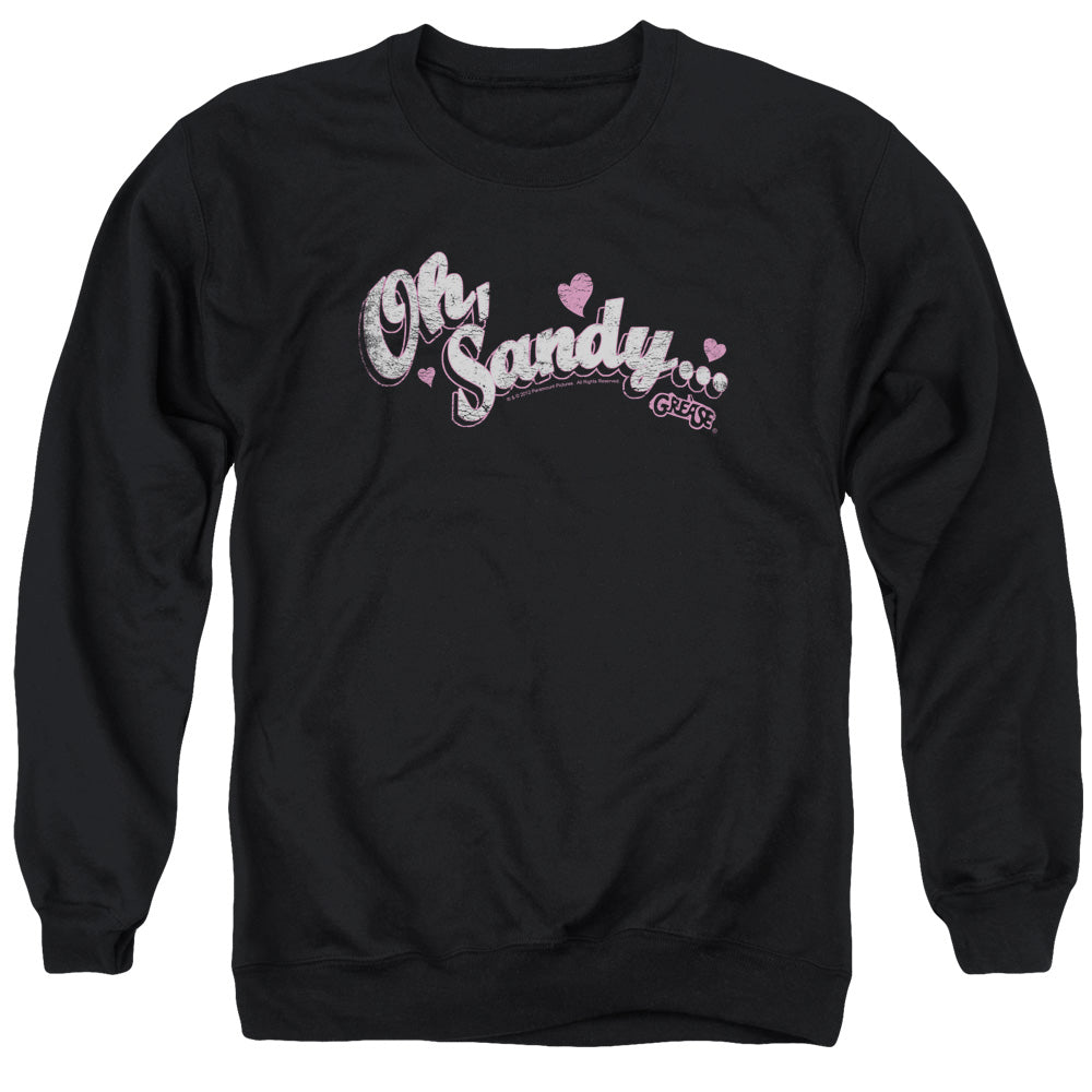 Grease - Oh Sandy - Adult Crewneck Sweatshirt - Black