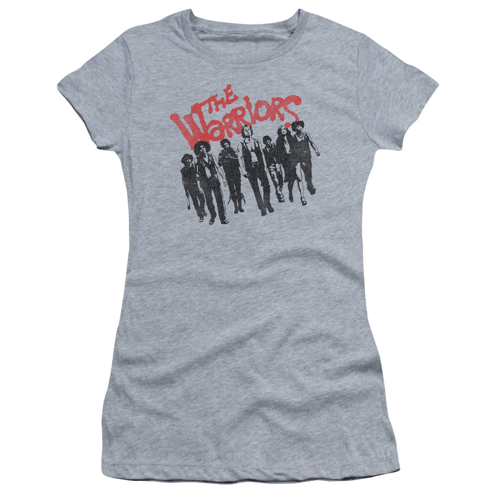 Warriors - The Gang - Short Sleeve Junior Sheer - Athletic Heather T-shirt