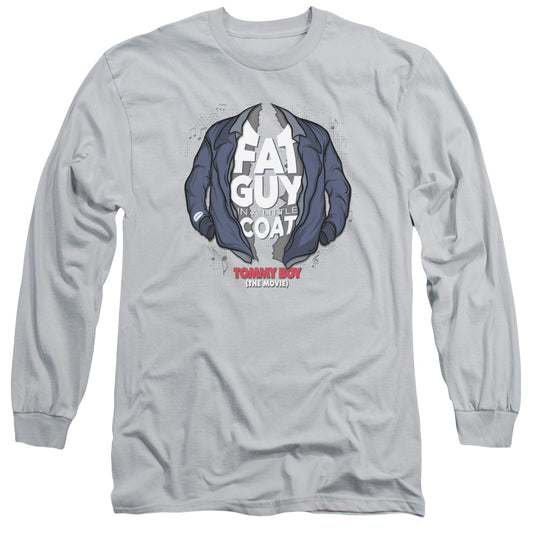 Tommy Boy - Little Coat - Long Sleeve Adult 18/1 - Silver T-shirt