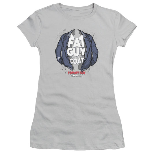 Tommy Boy - Little Coat - Short Sleeve Junior Sheer - Silver T-shirt