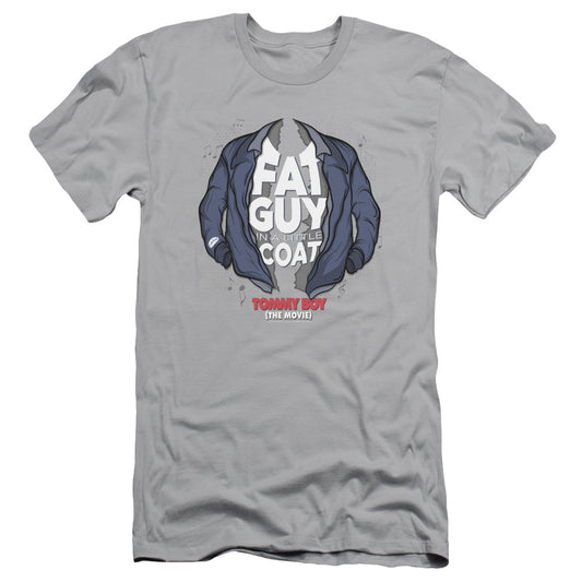 Tommy Boy - Little Coat - Short Sleeve Adult 30/1 - Silver T-shirt