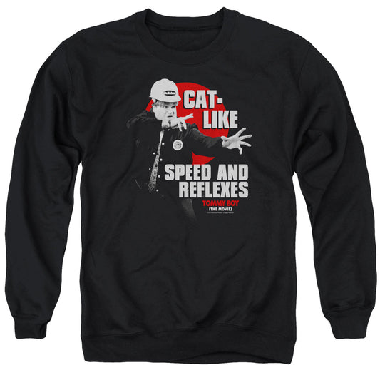 Tommy Boy - Cat Like - Adult Crewneck Sweatshirt - Black