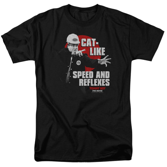 Tommy Boy - Cat Like - Short Sleeve Adult 18/1 - Black T-shirt