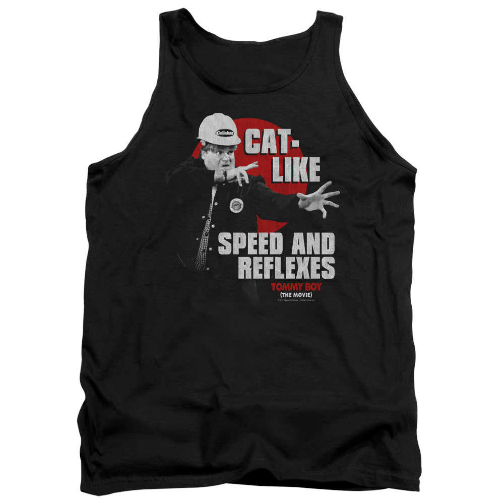 Tommy Boy - Cat Like - Adult Tank - Black