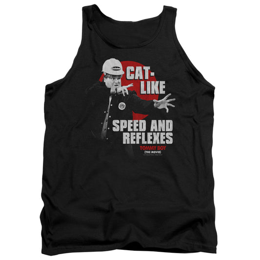 Tommy Boy - Cat Like - Adult Tank - Black
