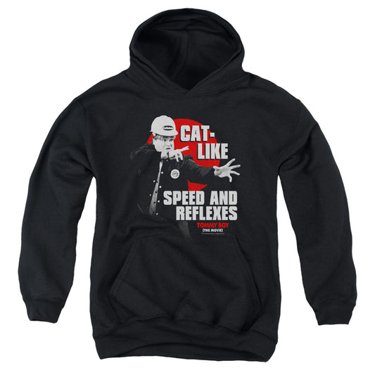 Tommy Boy - Cat Like - Youth Pull-over Hoodie - Black