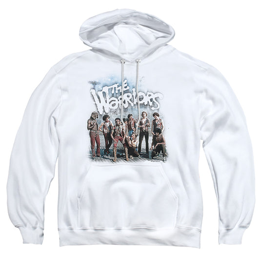 Warriors - Amusement - Adult Pull-over Hoodie - White