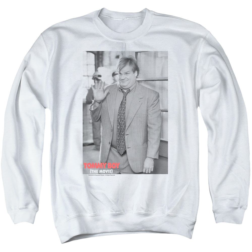 Tommy Boy - Square - Adult Crewneck Sweatshirt - White