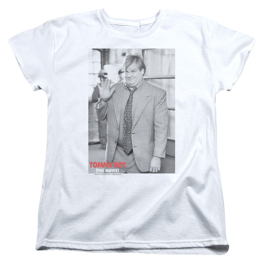 Tommy Boy - Square - Short Sleeve Womens Tee - White T-shirt