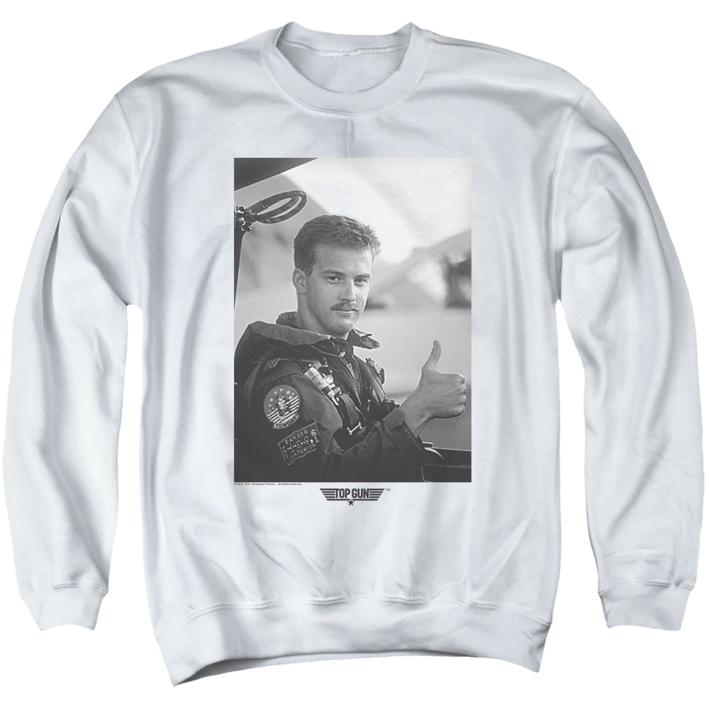 Top Gun - My Wingman - Adult Crewneck Sweatshirt - White