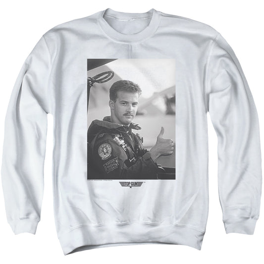 Top Gun - My Wingman - Adult Crewneck Sweatshirt - White
