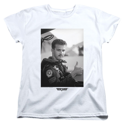 Top Gun - My Wingman - Short Sleeve Womens Tee - White T-shirt