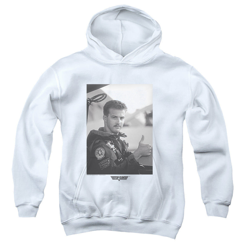 Top Gun - My Wingman - Youth Pull-over Hoodie - White