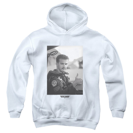 Top Gun - My Wingman - Youth Pull-over Hoodie - White