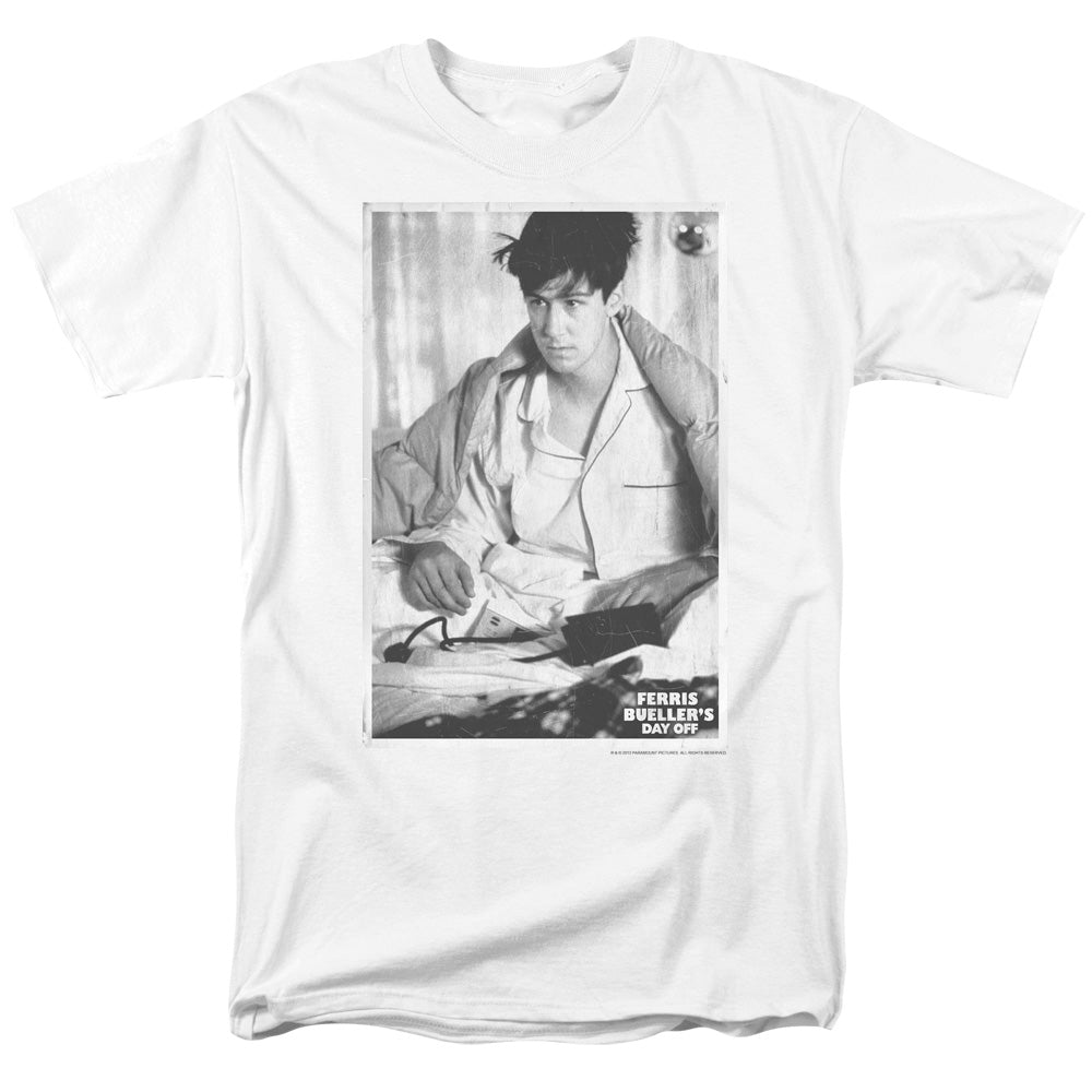Ferris Bueller - Cameron - Short Sleeve Adult 18/1 - White T-shirt
