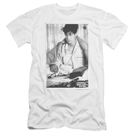 Ferris Bueller - Cameron-premuim Canvas Adult Slim Fit 30/1 - White