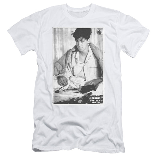 Ferris Bueller - Cameron - Short Sleeve Adult 30/1 - White T-shirt