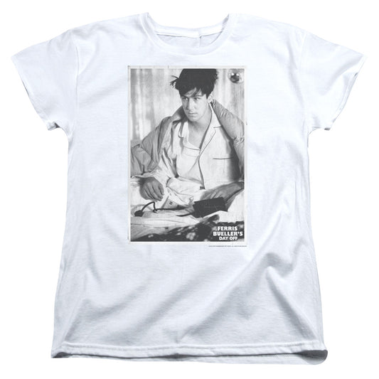 Ferris Bueller - Cameron - Short Sleeve Womens Tee - White T-shirt
