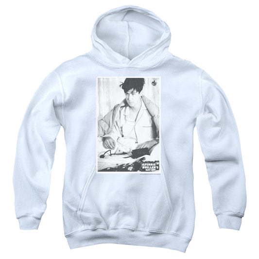 Ferris Bueller - Cameron - Youth Pull-over Hoodie - White