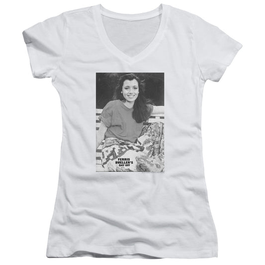 Ferris Bueller - Sloane - Junior V-neck - White