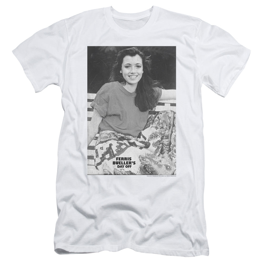 Ferris Bueller - Sloane - Short Sleeve Adult 30/1 - White T-shirt