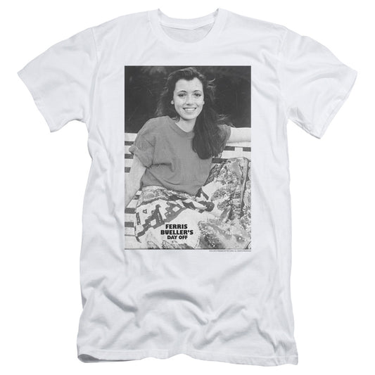 Ferris Bueller - Sloane - Short Sleeve Adult 30/1 - White T-shirt