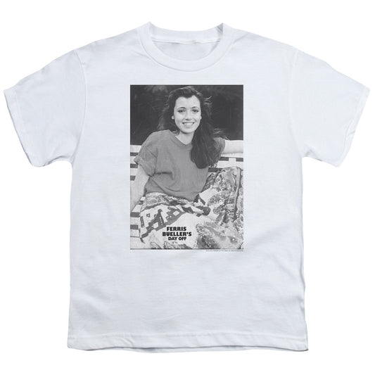 Ferris Bueller - Sloane - Short Sleeve Youth 18/1 - White T-shirt
