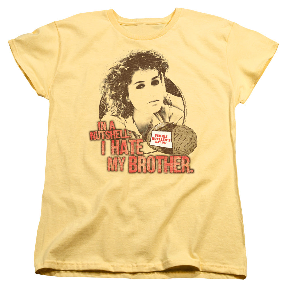 Ferris Bueller - Nutsheel - Short Sleeve Womens Tee - Banana T-shirt